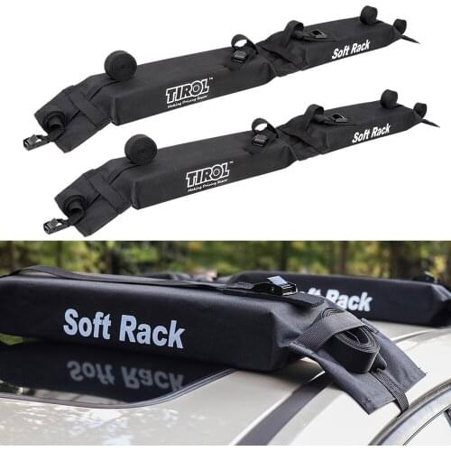 Universal Auto Soft Car Roof Rack Outdoor Rooftop Luggage Carry Load 60kg Baggage Easy Fit Removable 600D Oxford PVC Roof Racks