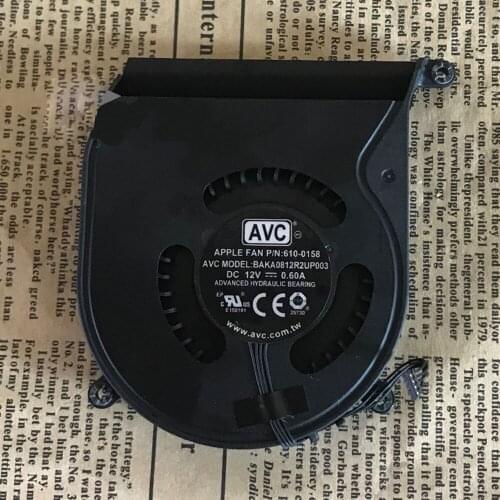 AVC BAKA0812R2UP003 DC 12V 0.6A 4-wires 610-0158 Server Laptop Cooling Fan