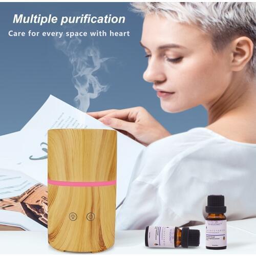 Air aroma diffuser with Bluetooth speaker air humidifier ultrasonic essential oil diffuser 200ML LED night light for home office