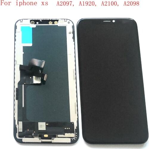 For Iphone XS A2097 A1920 A2100 A2098 lcd screen digitizer touch glass full set
