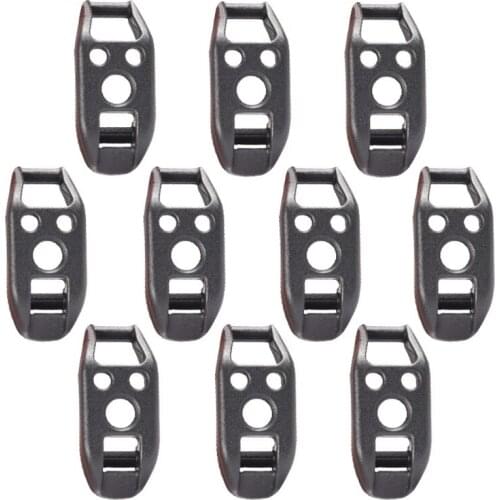 F1FD 10 Pcs Tent Rod Base Fixed Buckle Plastic Canopy Rod Connector Fixing Buckles