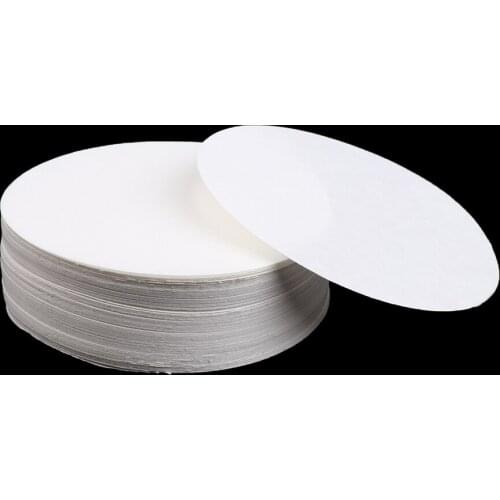 100 Pieces Ashless Quantitative Filter Paper Circles Fast 80-120um for Lab