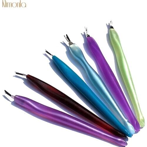 20Pcs/lot Cuticle Pusher Dead Skin Fork Trimmer Peeling Knife Cuticle Remover Nail Art Tool Manicure Nail Tool Trimmer Wholesale