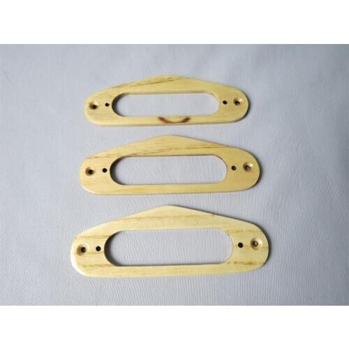 3pcs Hand-made MAPLE WOOD guitar NECK PICKUP Mounting Ring #972