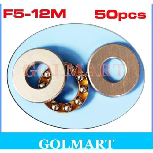 50pcs RC Models F5-12M Axial Ball Thrust Bearings 5mm x 12mm x 4mm