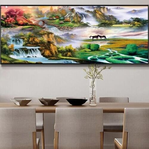 Diamond painting Farm scenery diamond set full square round diamond painting diy puzzle embroidery decoration wonderfully gift