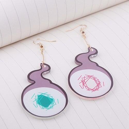 Anime Toilet-Bound Hanako-kun Earrings Cosplay Yugi Amane Earring Ear Stud Costume Accessories