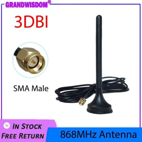 868mhz antenna Lora Lorawan 900M~1800MHz 3dbi sucker Eoth GSM with base magnetic 3m cable antena 868 mhz antenne 915 mhz gsm