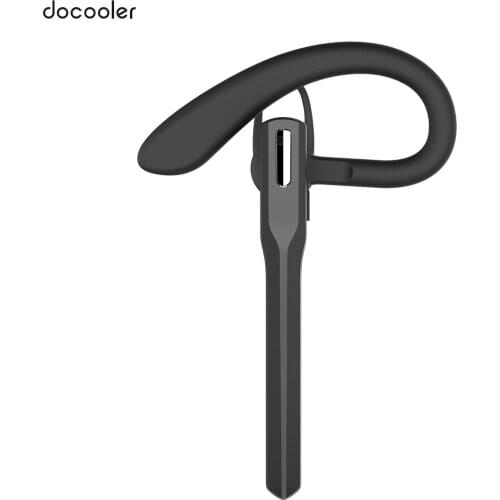 Wireless Bluetooth V5.0 Headset Business Hands Free Headphones Ear-hook Earphones Sport Earbuds Noise Reduction with Microphone