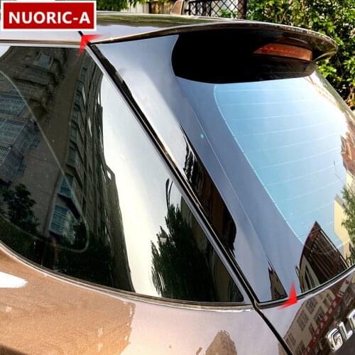 Black Car Flank Tail Spoiler Decoration Cover Trim For Mercedes Benz ML GLE W166 2012-2018 Exterior Styling Accessories