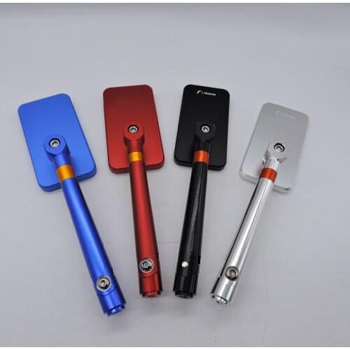 CNC Aluminum Universal Rear Side Rearview Mirrors Motorcycle Scooter Street Bike