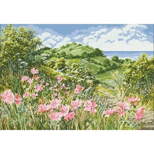 FJ159 For Needlework Kit NOT PRINTED Cross stich Painting Set Cross Stitch Kits Cross-stitch Embroidery Set Stitch Kits Cross