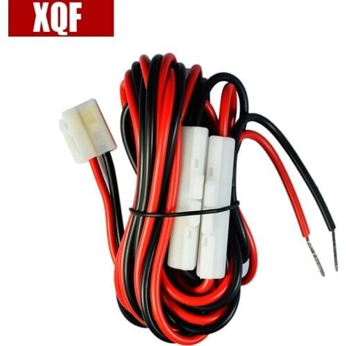 XQF DC Power Cable Cord for Mobile Radio for Kenwood TM-241 TM261 YAESU FT-7800R T Shape