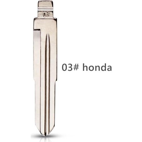 KD Blade 03# Replacement Flip Remote Blank Key Blade For Honda Accord Mileage Haval Old Civic Buick Triumph Chevrolet Aveo