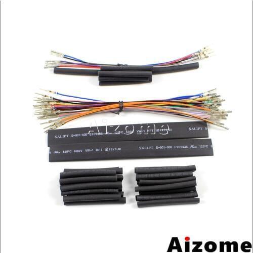 Motorcycle 8" Handlebar Switch Extension Wiring Kit Harness For Harley Touring Road King Street Electra Trike Glide 2007-2013