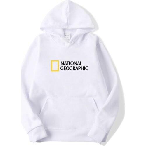 2021 New National Geographic women/men hoodies for magazine Harajuku style Chest print peripheral men clothes tops