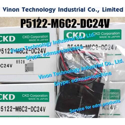 P5122-M6C2-DC24V edm Solenoid Valve for Sodic k series wire cut edm machines