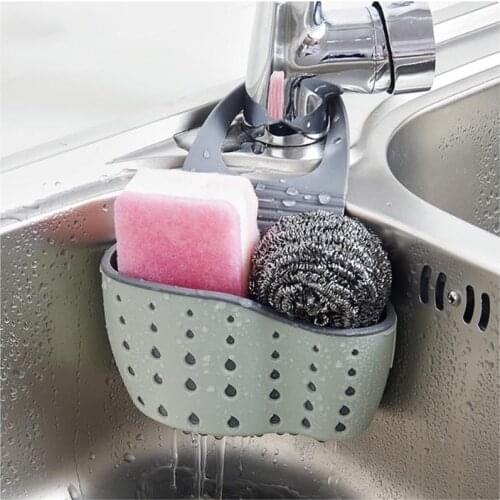 Sink Shelf Soap Sponge Drain Rack Bathroom Holder Kitchen Storage Organizer Sink Kitchen Accessories Faucet Wash Basket Rack