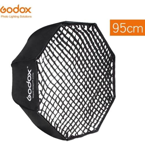 Godox Portable 95cm 37.5" Honeycomb Grid Umbrella Softbox Photo Softbox Reflector Softbox for Godox Yongnuo Flash Speedlight