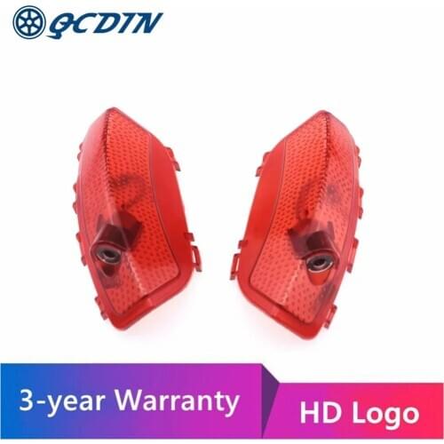 QCDIN Car Logo Door Projector Light For Sorento HD LED Welcome Shadow Light For Sorento UM 2015 -- 2018