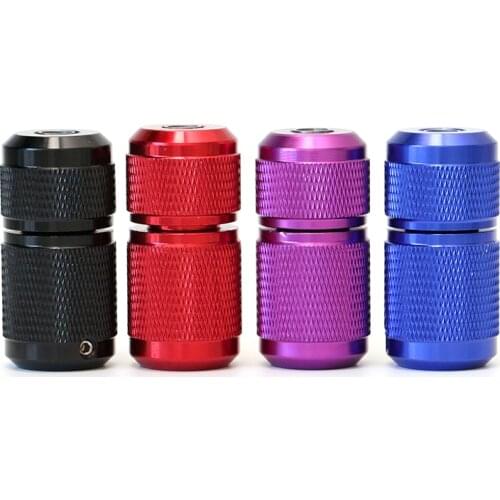 2pcTattoo equipment aluminum alloy tattoo grip, 25 mm, tube with back handle, self-locking, machine kit, gun, tattoo accessories