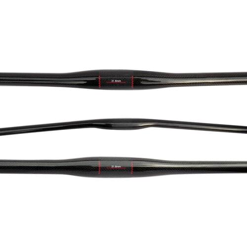 Carbobn handlebar 3k mountain bike handlebar flat handlebar cycling bicycle 31.8 *600/620/640/660/680/700/720/760mm