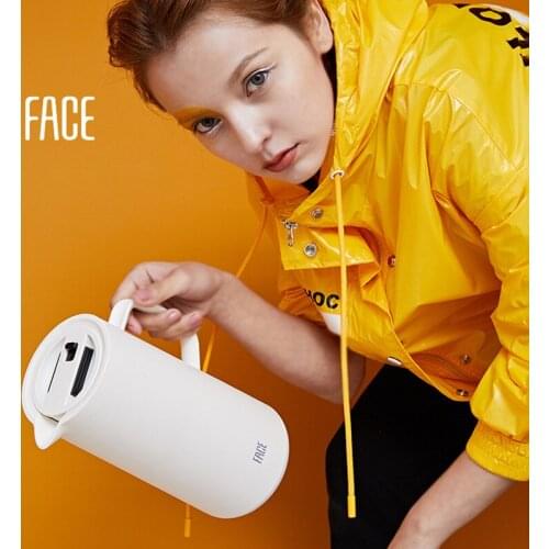 Face thermos household 316 stainless steel liner European office small large capacity portable hot water thermos