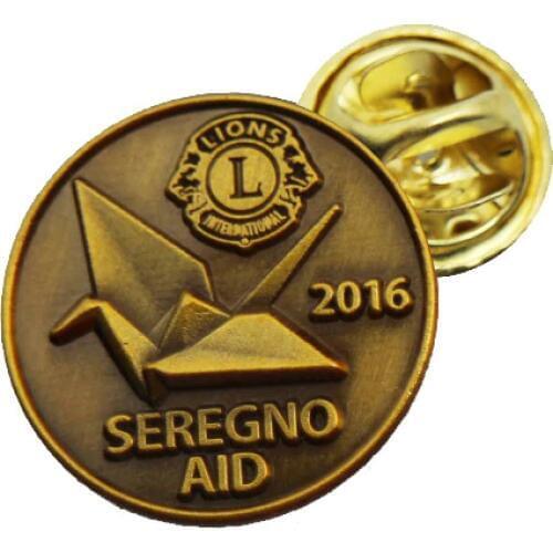 High quality custom 3D logo metal badge making