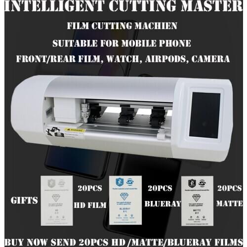 High quality Film Cutting Machine smart Protective film cutter for Phone Watch Airpods Camera screen protection films cut