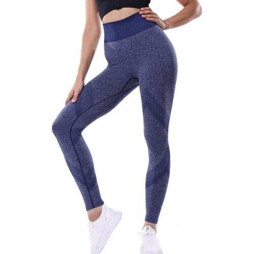 Women Gym Yoga Seamless Pants Sports Clothes Stretchy High Waist Athletic Exercise Fitness Leggings Activewear Pants