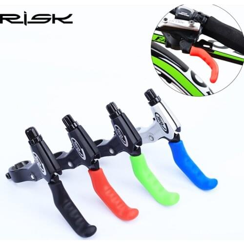 1Pair Bicycle Brake Handle Silicone Sleeve For Mountain Road Bike 4 Colors Universal Anti-Skid Brake Lever Protection Cover 20g