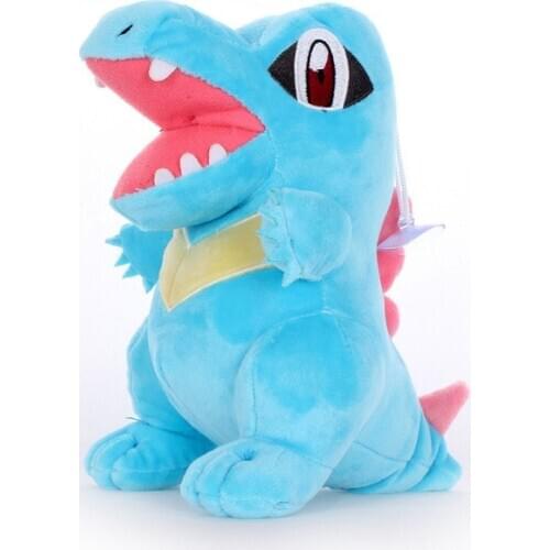 1pcs 22cm Totodile Plush Toys Doll kawaii Totodile Pendant Soft Stuffed Toys for Children Kids Birthday Christmas Gift