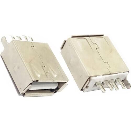 10PCS/LOT USB Socket Looper USB-A Type Connector Female 13.7MM