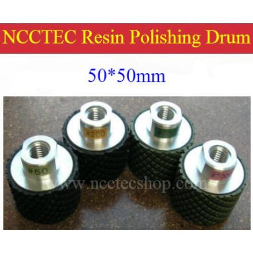 2'' NCCTEC Diamond resin polishing drum wheels FREE shipping | 50*50mm Cylinder type polishing pad | FREE fast shipping