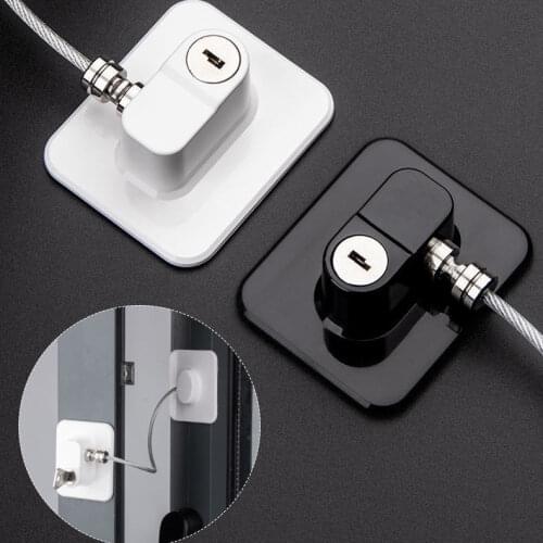 2pcs Multifunctional Safety Lock Child Drawer Safety Lock Buckle Window Cabinet Door Lock Sliding Door Lock Free Punching