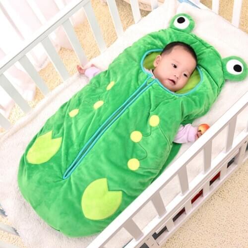 2020Winter Newborn forg Sleeping Bag Baby Stroller Swaddle Wrap Blankets Warm Infant Bebe Sleep Sack Envelope blanket 0-12Months
