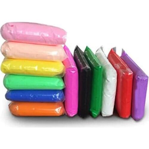 500g professional ultra-light clay color soft clay DIY doll mud dry polymer doll skin plasticine safety sculpture clay 12 color