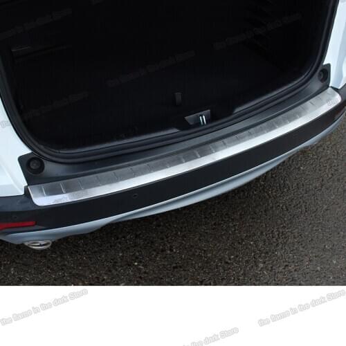 Lsrtw2017 stainless steel car trunk bumper protective panel for honda crv 2017 2018 2019 2020 2021 accessories cr-v decoration