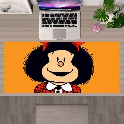 Large Mousepad Gaming Accessories Cartoon Mafalda XXL 90X30 Mouse Pad Tapis De Souris Mausepad Tappetino Mouse Alfombrilla Raton