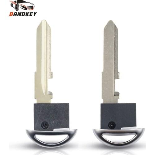 Dandkey 10pcs Insert Key Blank Uncut Blade For Mazda CX-5 CX-7 CX-9 MX-5 Miata RX-8 2013 2014 2015 Remte Smart Key Emergency Key