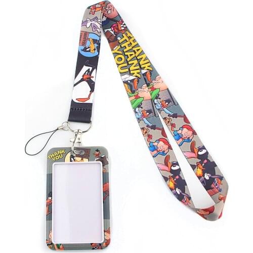 DZ1341 New Cartoon Anime Lanyards for Key Neck Strap For Card Badge Gym Key Chain Lanyard Key Holder DIY Hang Rope Keychain