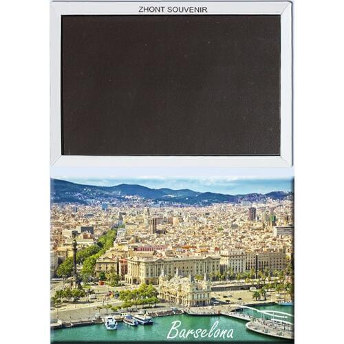 The city landscape Barselona Spain, 22539 Landscape Magnetic refrigerator gifts for friends Travel souvenirs