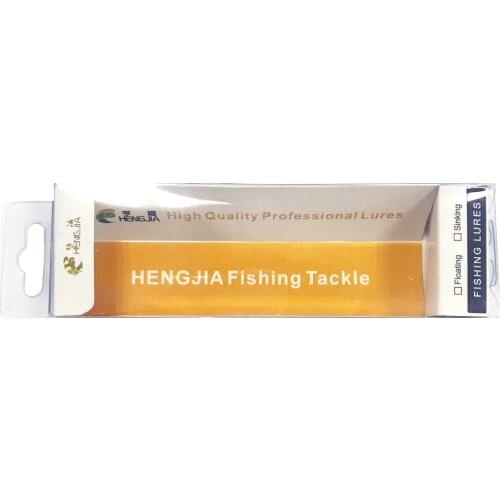 HENGJIA 50pcs PET Packaging Box Transparent Plastic Case Fishing Lure Wobbler Storage Box10*3.5*2cm, 13*4*2cm,7*3.5*2cm