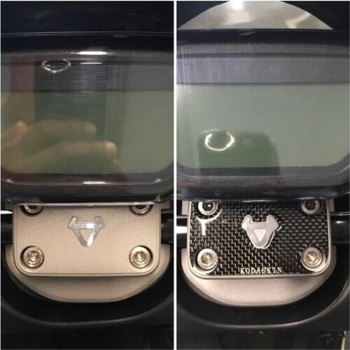 KODASKIN Motorcycle 3D Raise Real Carbon Stickers Emblem Decals for Motorbike for NIU