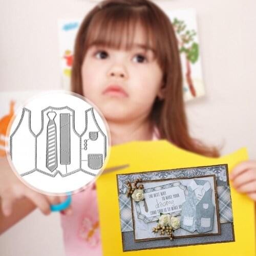 Vest Shirt Shape Metal Cutting Dies For DIY Scrapbooking x Making Embossing 9.3 cm Decoration Paper 6.5 Craft Fun Card C1R4