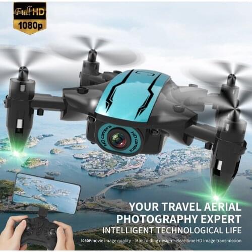 Mini RC SC02 Drone WiFi FPV with 1080P HD Camera Altitude Hold Mode Foldable Quadcopter LED Flight RC Helicopter Child Toy