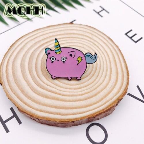 Cartoon Creative Pink Cute Animal Pig Pet Enamel Alloy Brooch Badge T-shirt Bag Pin Accessories Women Jewelry Gifts For Friend
