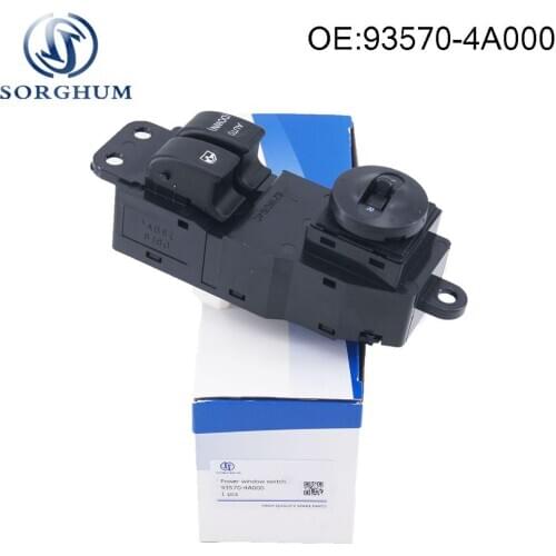 Front Left Driver Door Master Window Switch 93570-4A000 935704A000 For Hyundai H1 Starex 01-06