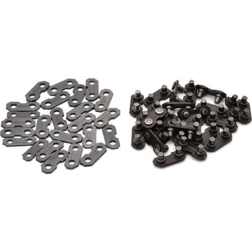 24Pcs 3/8" Gauge Chain Link Repair Chainsaw Preset Straps For Garden Saw Accessories Tool