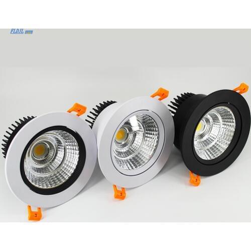 Dimmable AC85V-265V 5W7W9W12W15W18W25W30W ceiling lamp LED lamp embedded spotlight LED downlight